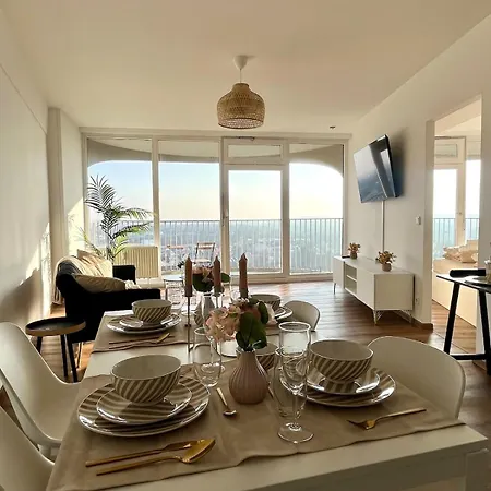 Apartmán Hoteltower-suite I 23rd Floor I Fantastic View I